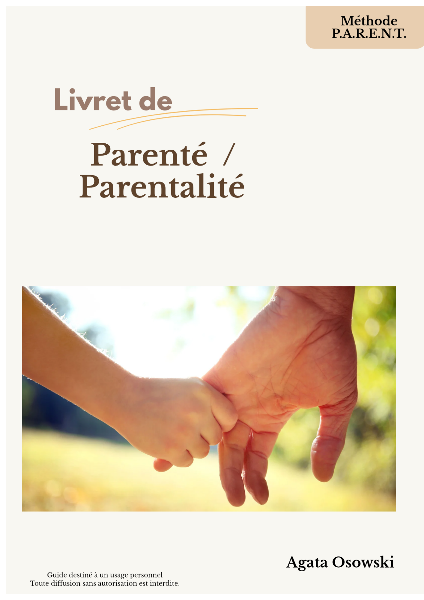 agata osowski parenté parentalité couverture